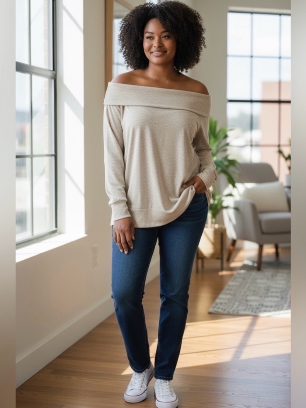 LC Lauren Conrad off the shoulder top size large